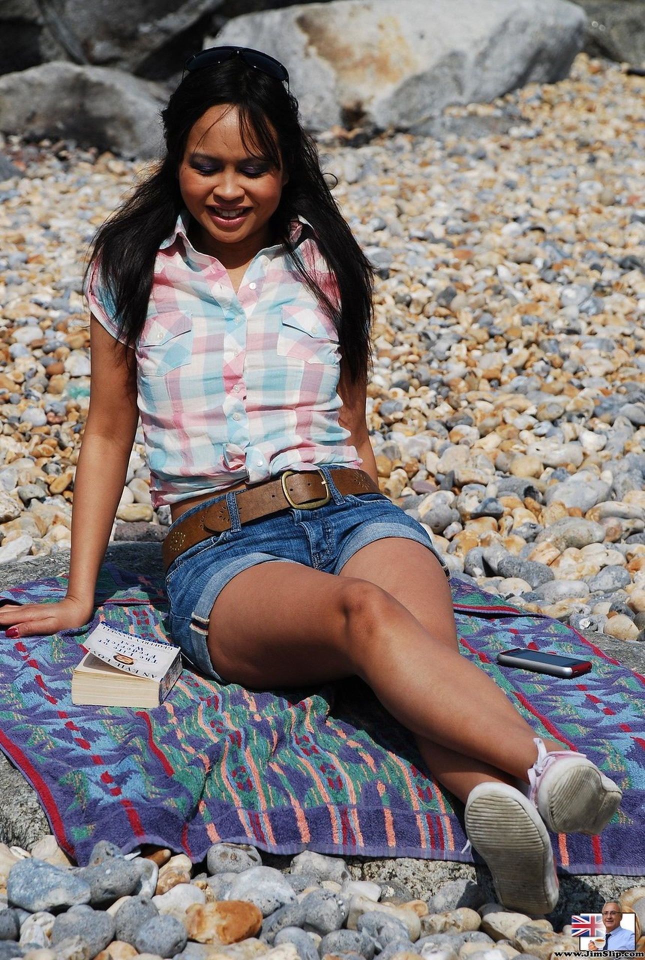 Beach Tease to Schoolgirl Slut photo 1